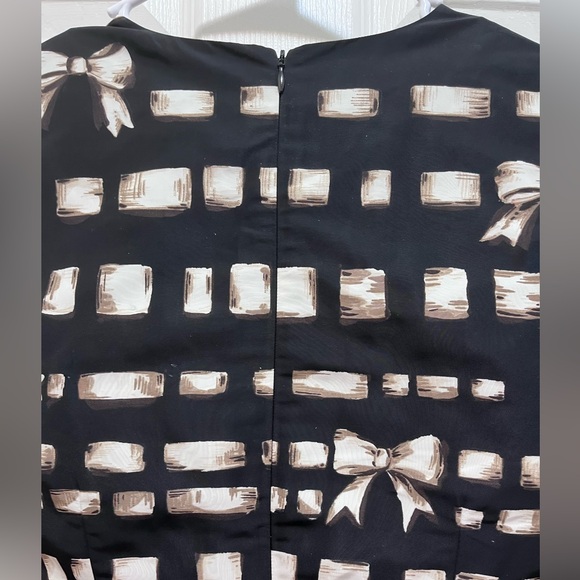 Red Valentino Ribbon and Bow fit flare dress Size 38 or 8 - Picture 5 of 8